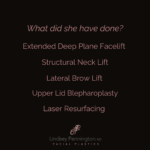 facelift patient 17 procedure card