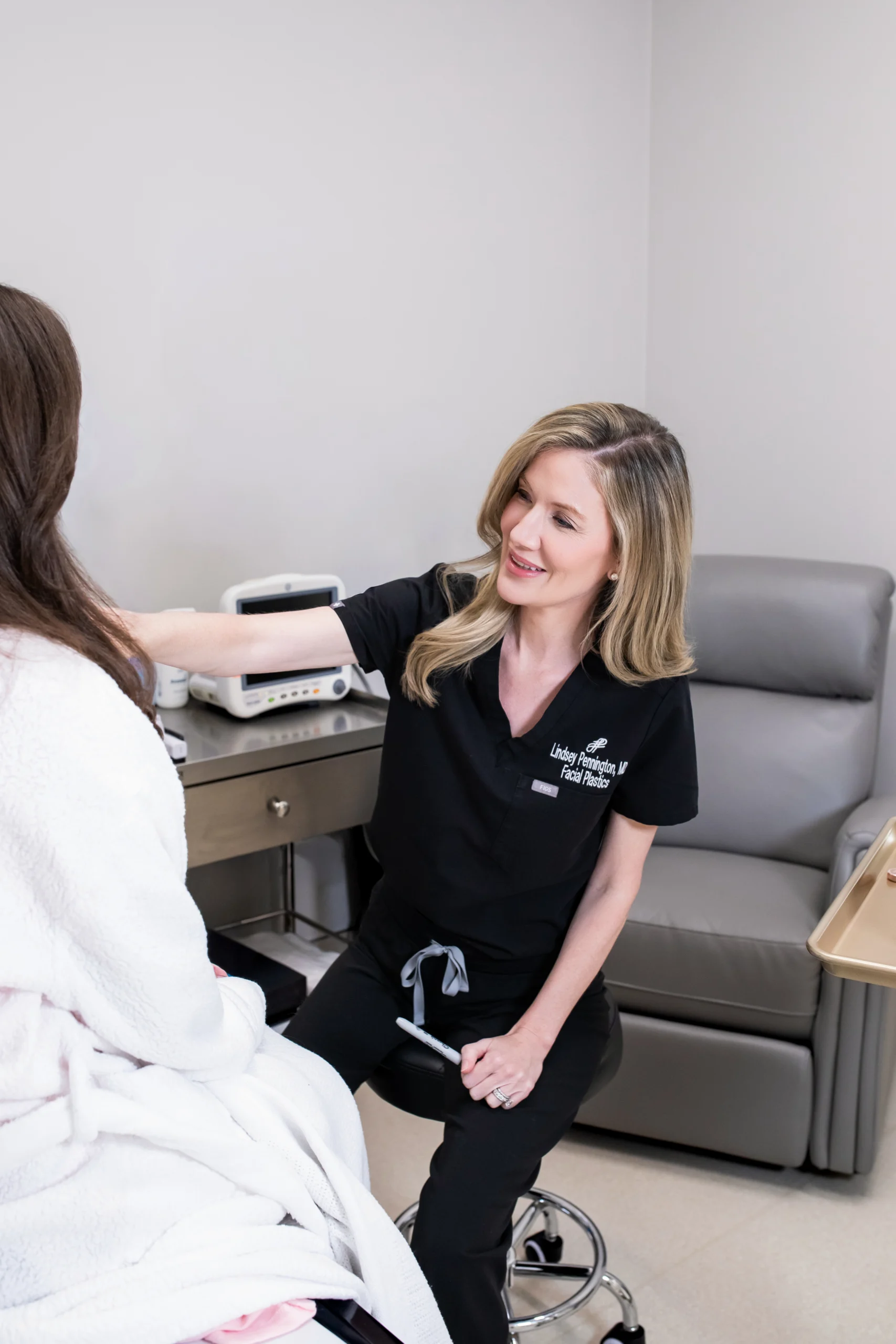 pennington with patient